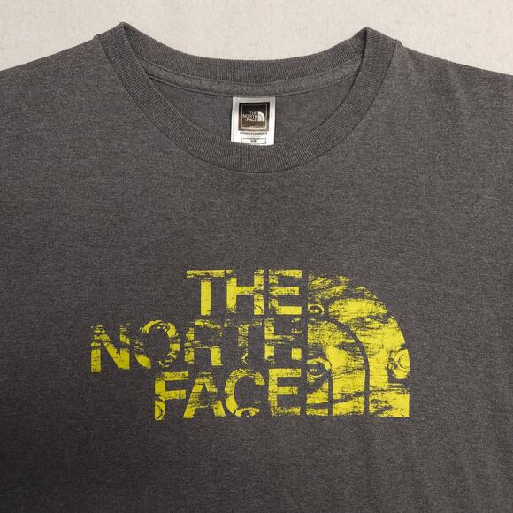 The North Face Crew Neck Short Sleeve Graphic T Shirt Mens Size Small S Gray - Picture 1 of 9